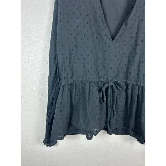 Emerson Fry Lucybella Textured Top Black Sz XS/S Victorian - Picture 8 of 9